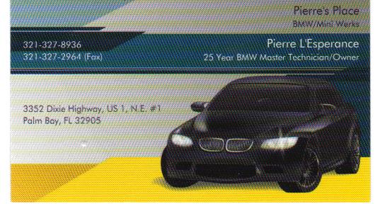 Pierre's Place BMW/Mini Werks